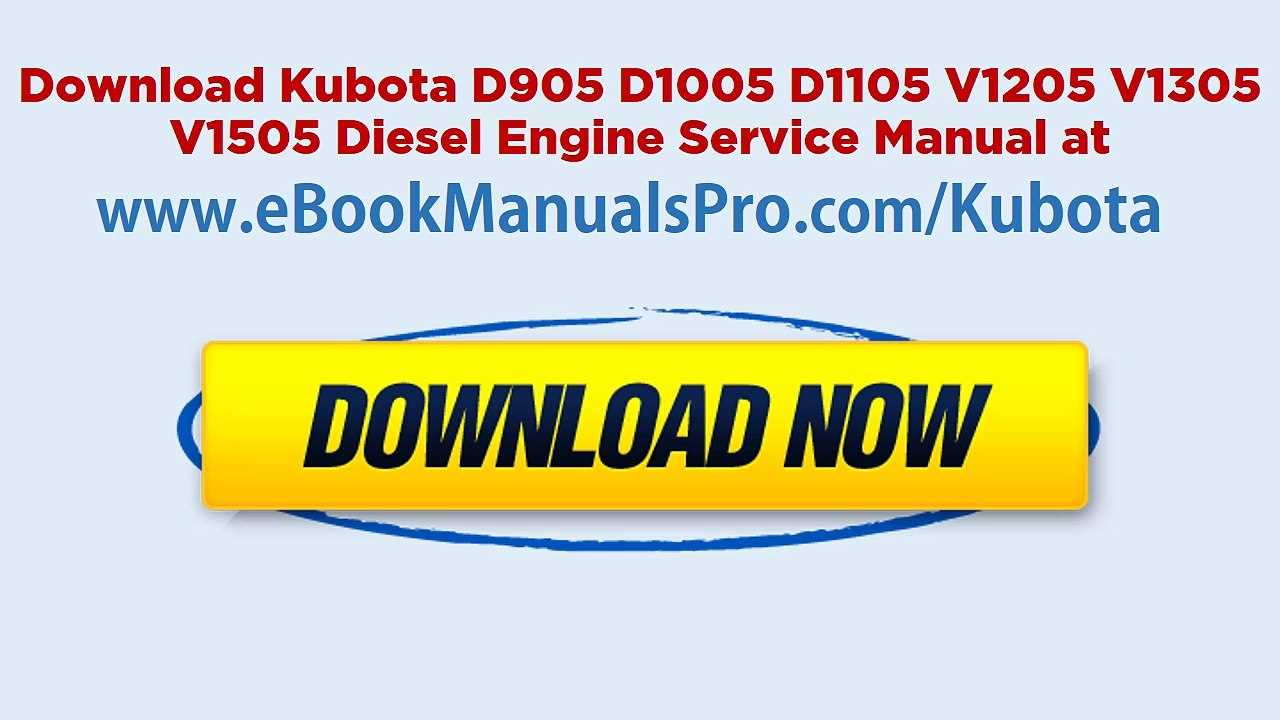 kubota v2203 engine repair manual