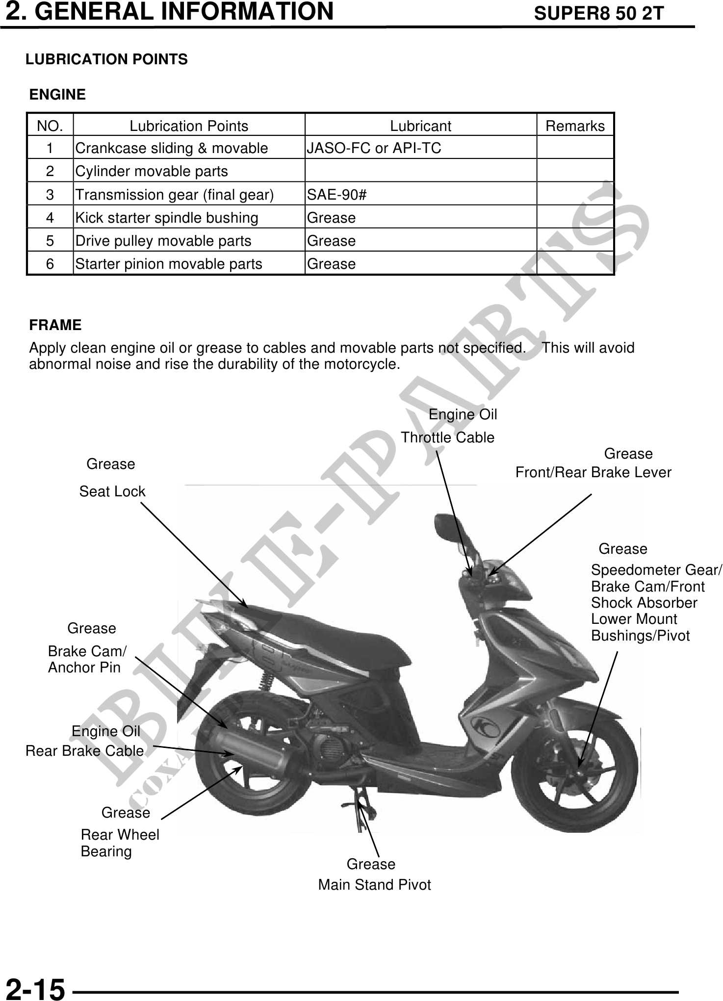 kymco super 8 150 repair manual