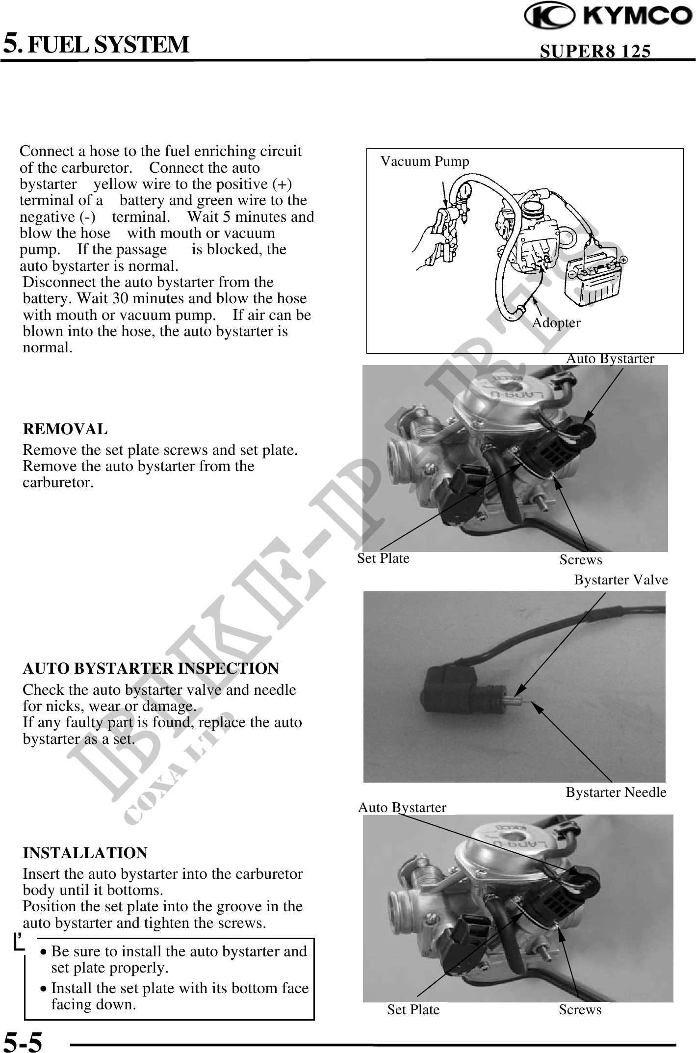 kymco super 8 repair manual