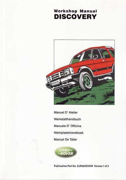 land rover discovery repair manual