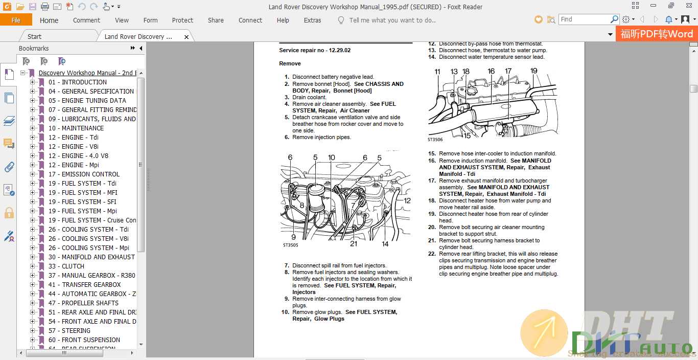 land rover discovery repair manual