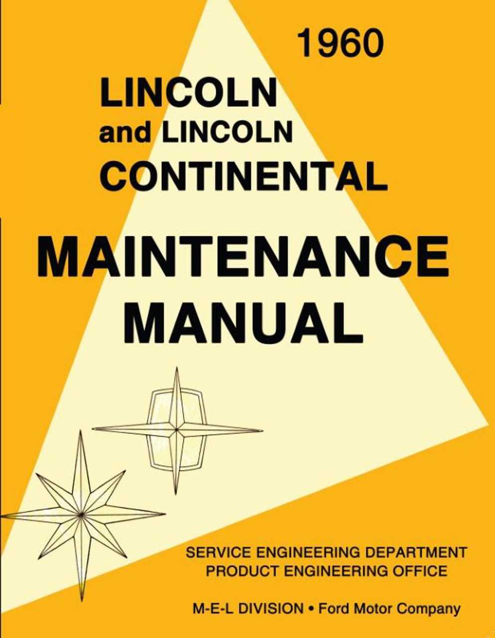 lincoln continental repair manual