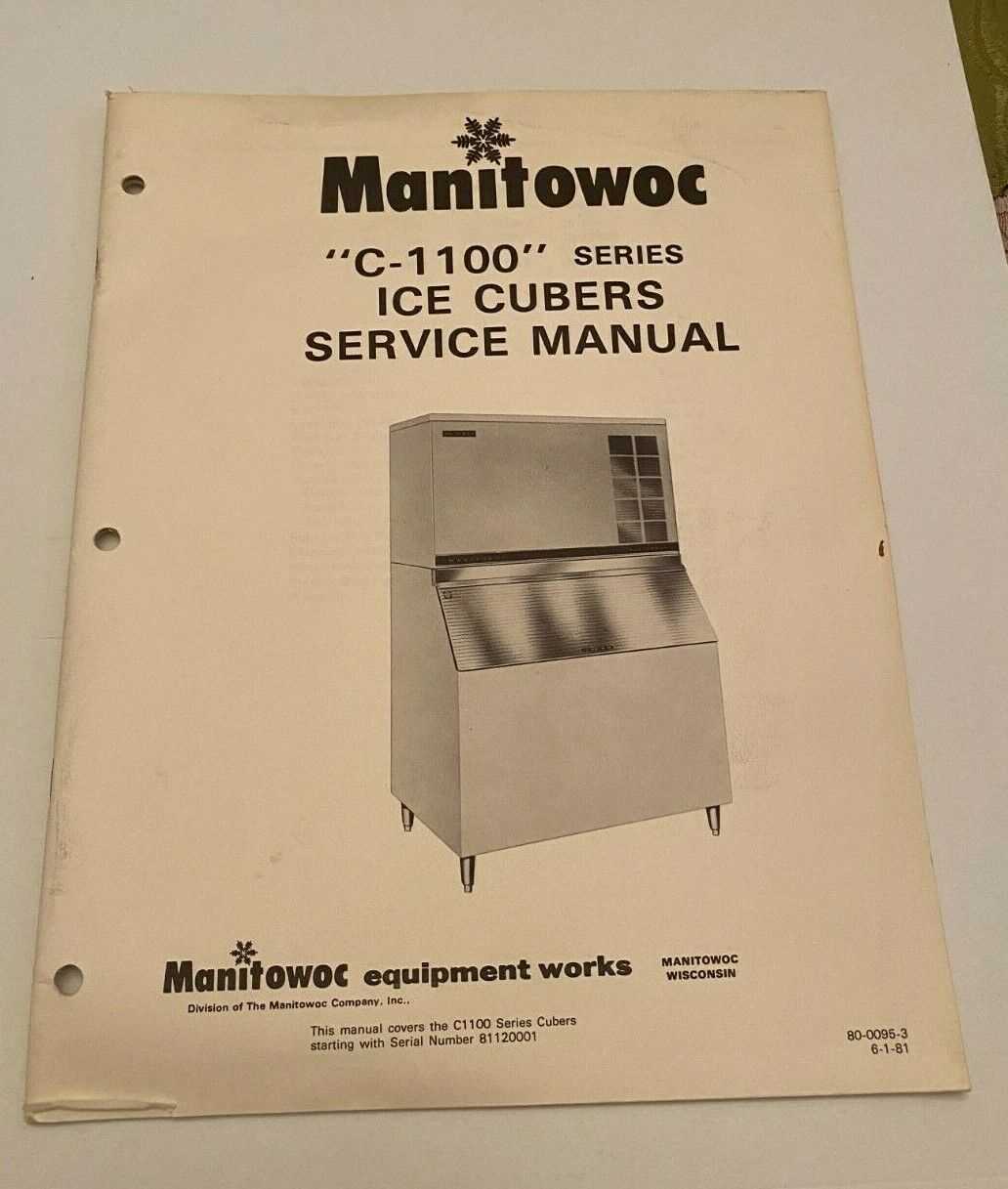 manitowoc ice machine repair manual