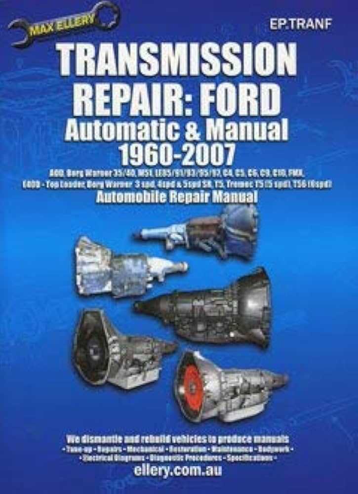 manual transmission repair manual