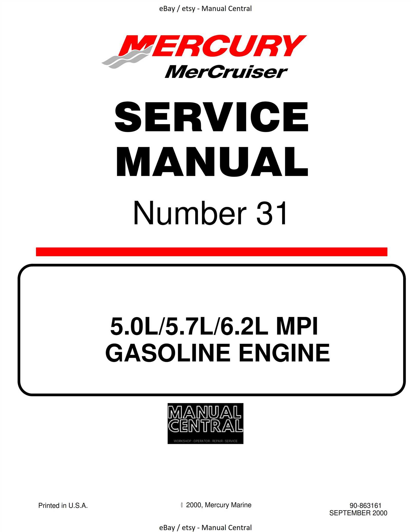 marine engine repair manuals