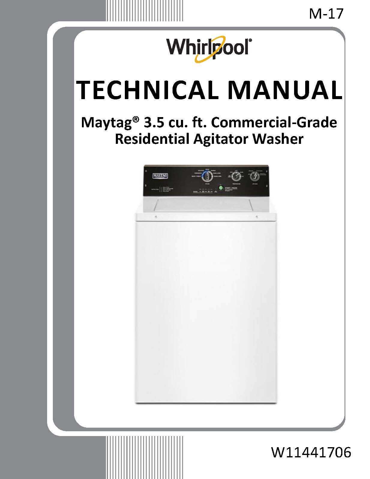 maytag washer repair manual