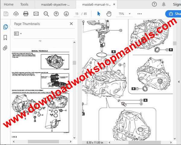 mazda 6 2009 service repair manual