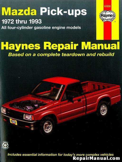 mazda auto repair manuals