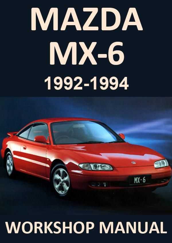 mazda mx3 repair manual