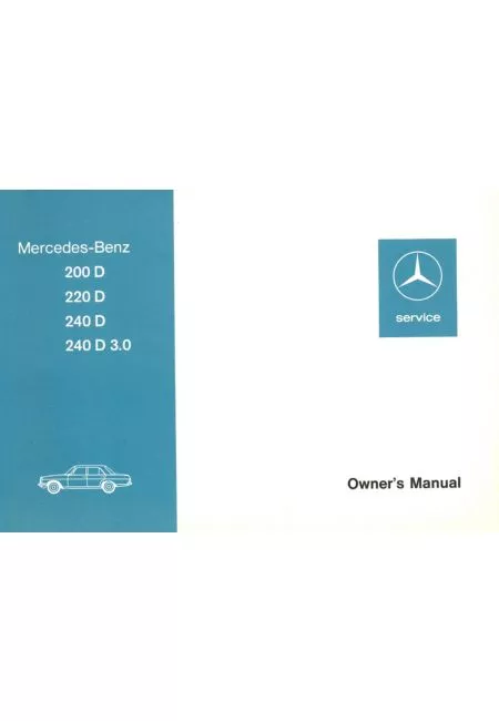 mercedes benz 240d repair manual