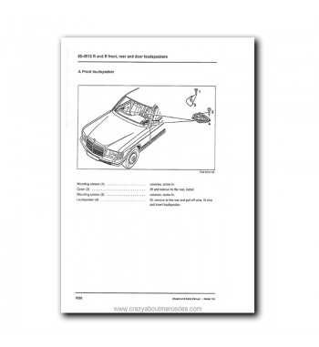 mercedes benz factory repair manual