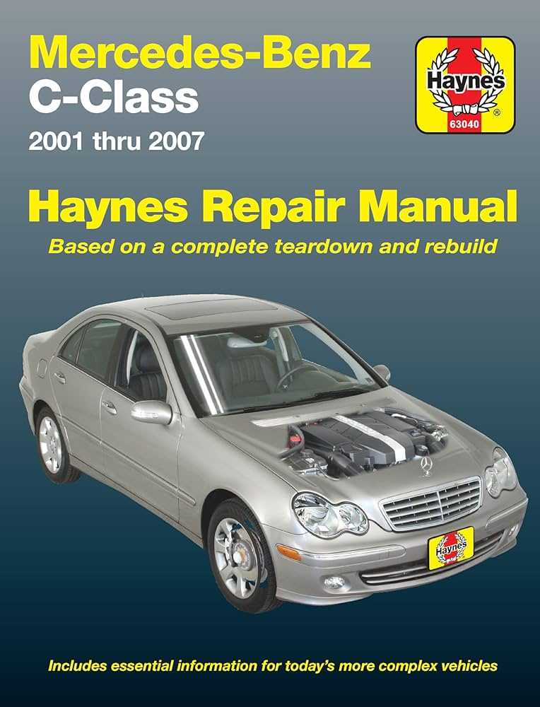 mercedes c class repair manual