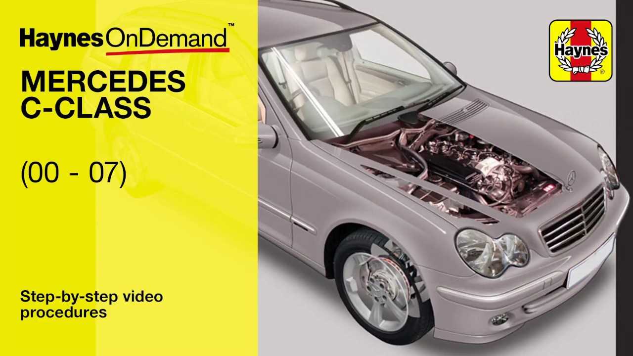 mercedes c class repair manual