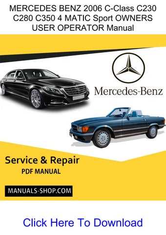 mercedes c280 repair manual