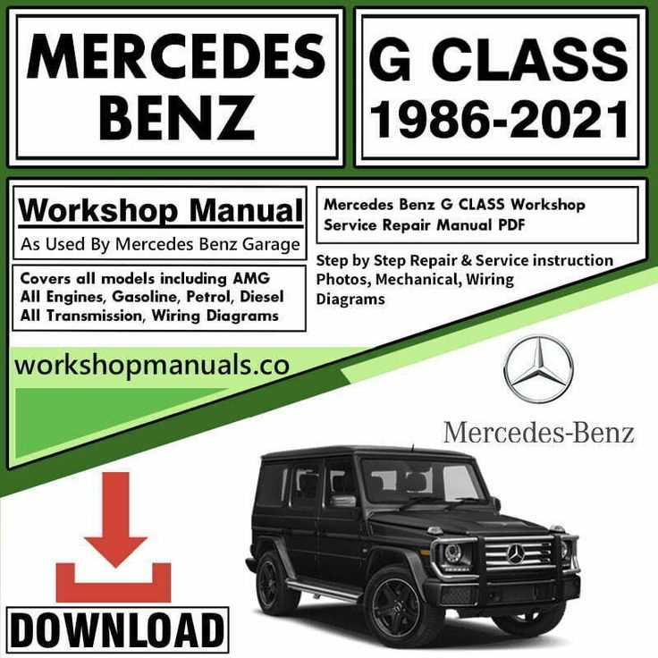 mercedes g class repair manual