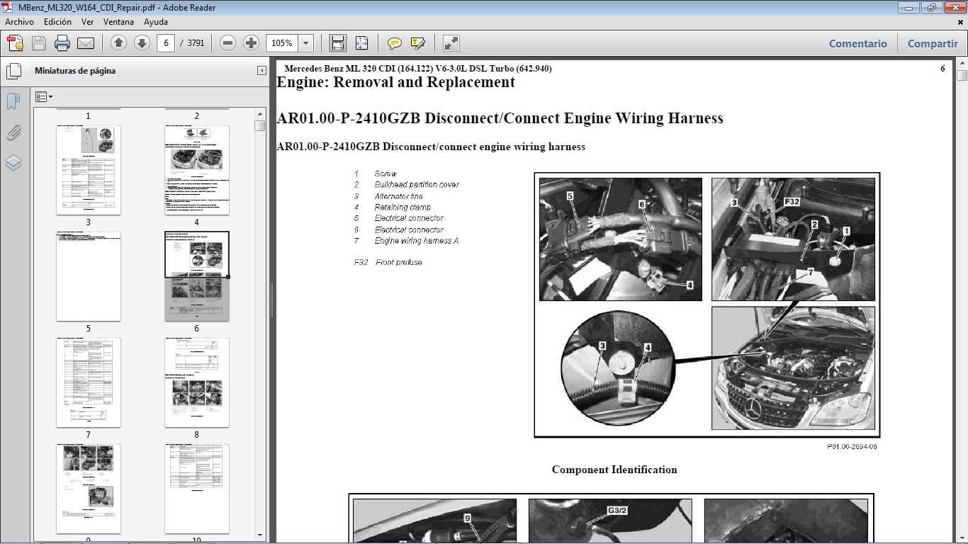 mercedes ml320 repair manual