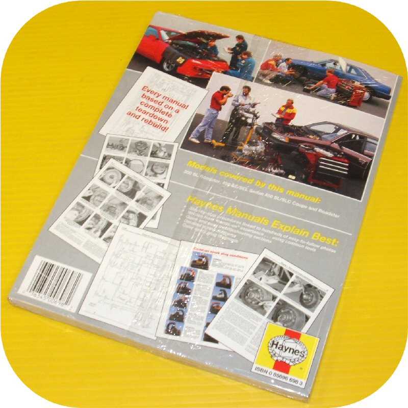 mercedes sl repair manual