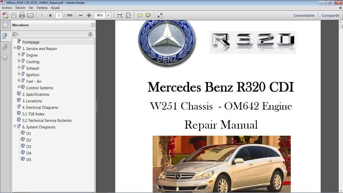 mercedes w251 repair manual