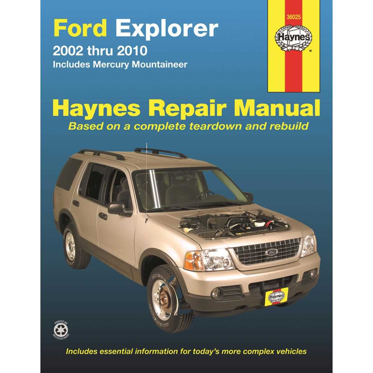 mercury mountaineer repair manual