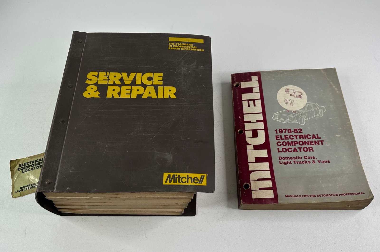 mitchell car repair manuals