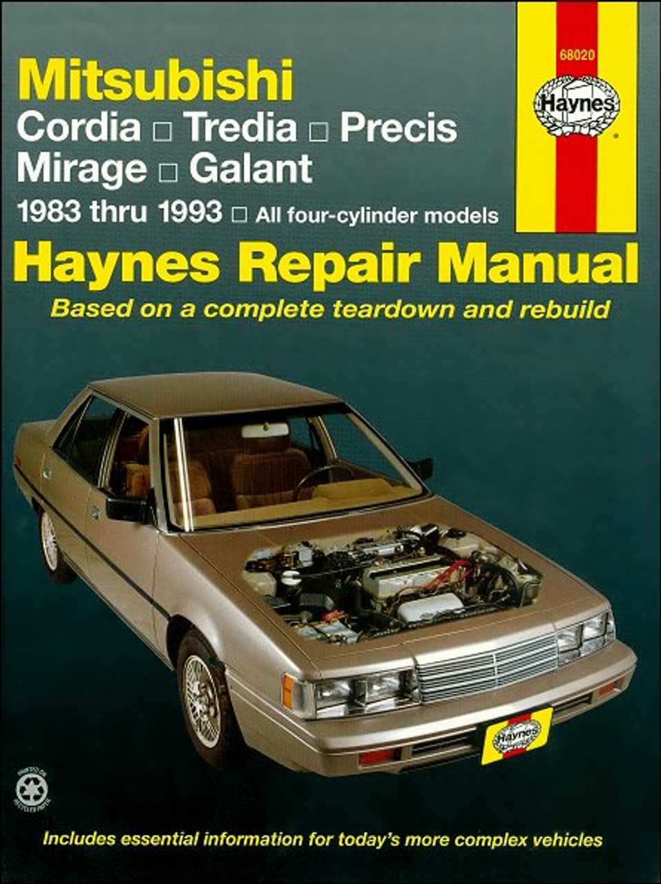 mitsubishi mirage repair manual