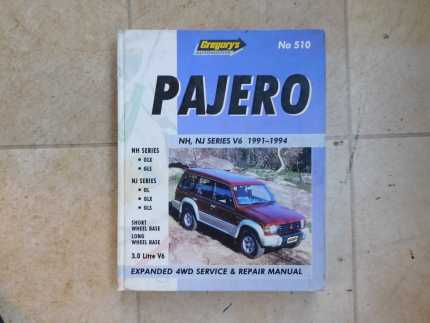 mitsubishi pajero repair manual