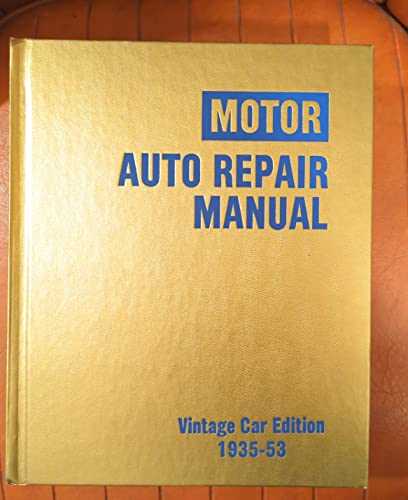 motors auto repair manual 1935