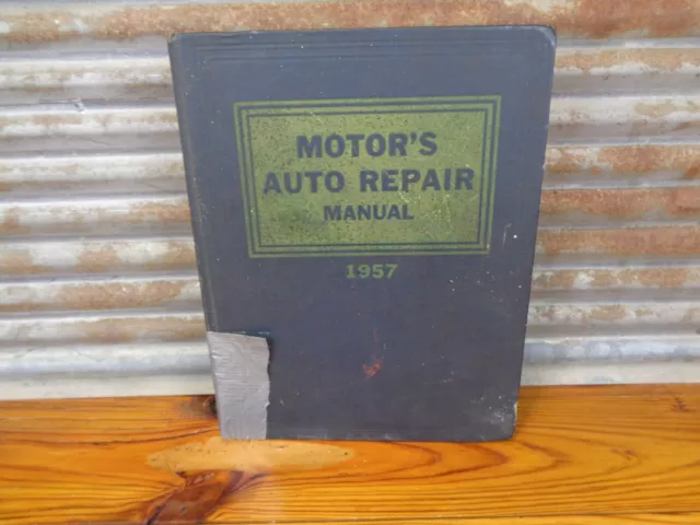 motors auto repair manual 1957