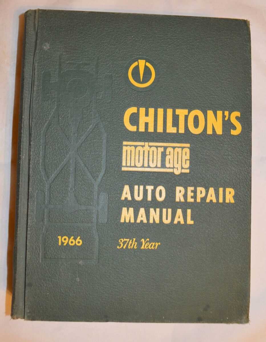 motors auto repair manual 1966