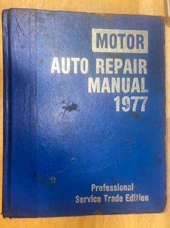 motors auto repair manual 1970