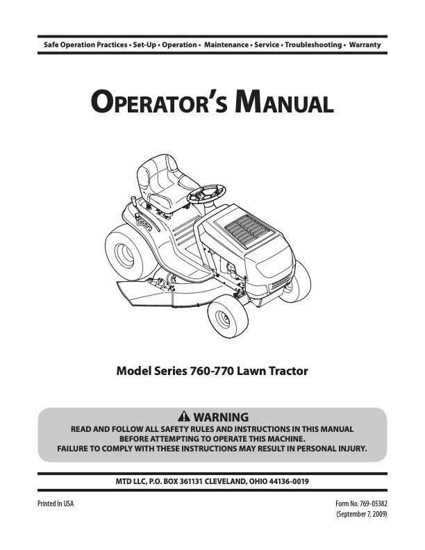 mtd mower repair manual