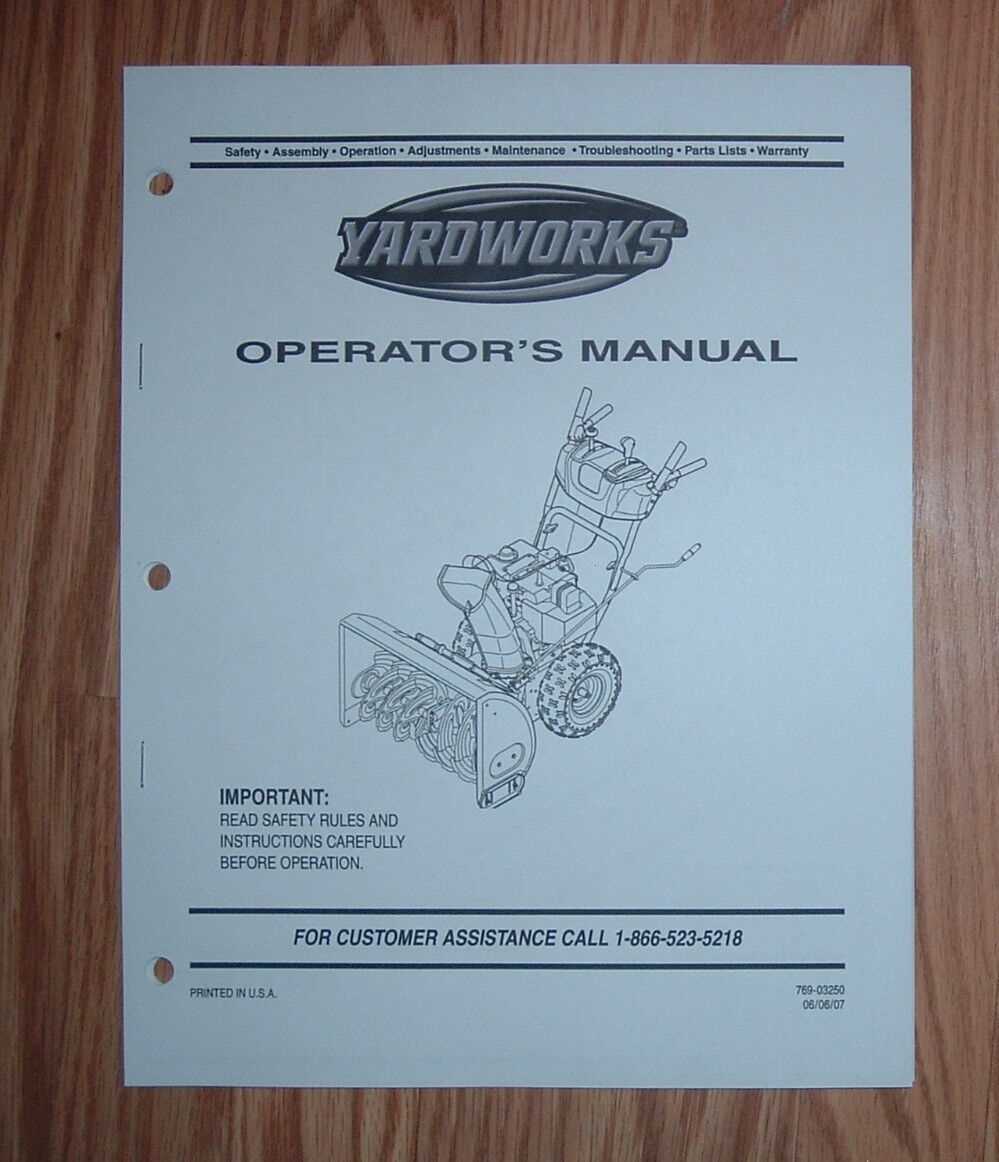 mtd snowblower repair manual