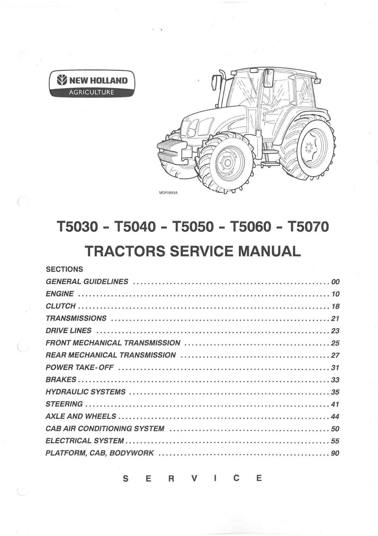 new holland tn 55 repair manual