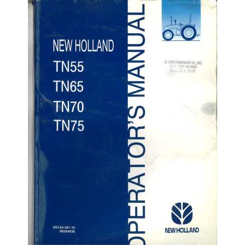 new holland tn 55 repair manual