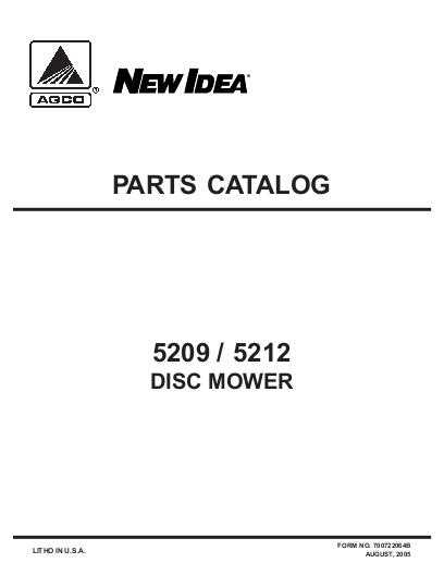 new idea 5209 repair manual