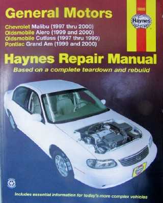 oldsmobile alero 1999 to 2004 service workshop repair manual