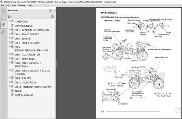 polaris sportsman 800 repair manual