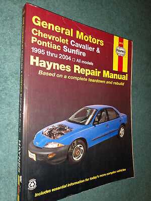 pontiac sunfire repair manual