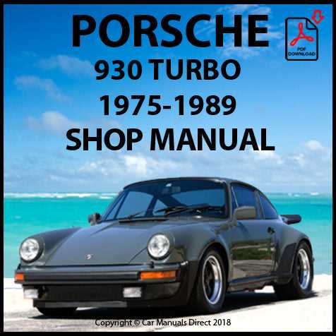 porsche 911 automotive repair manual