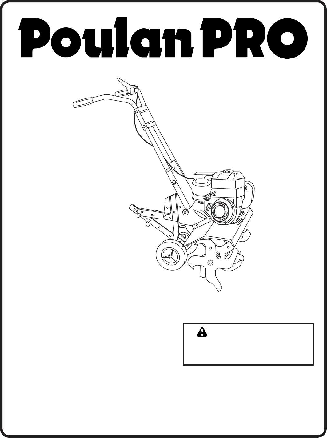 poulan pro repair manual