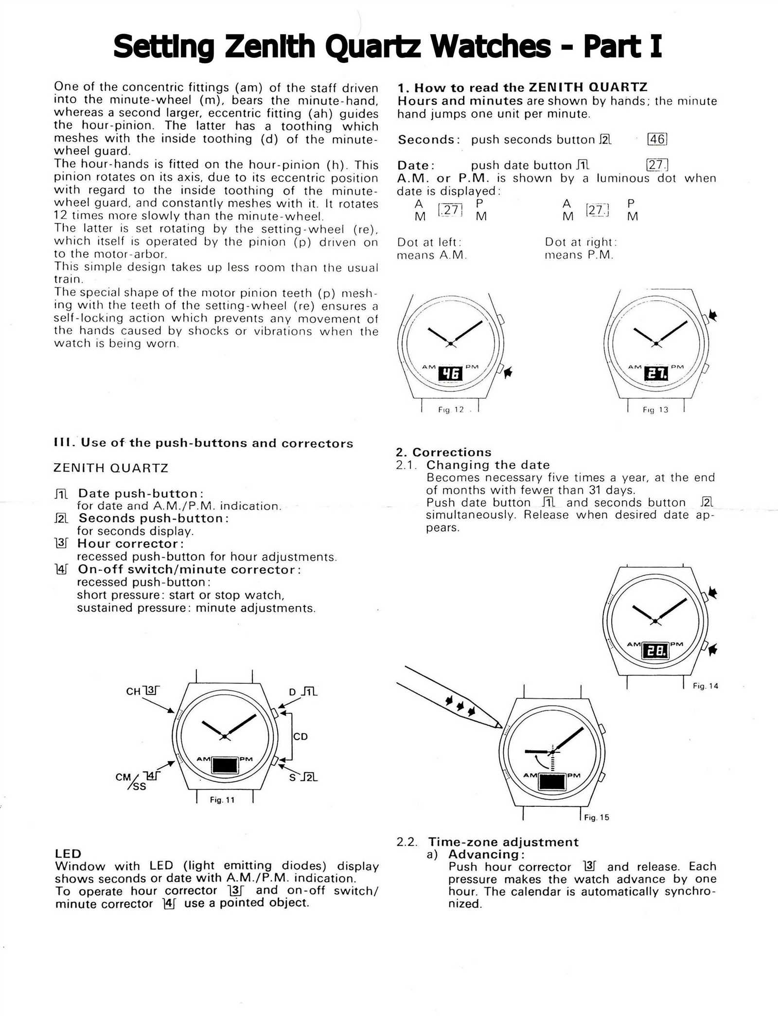 quartz watch repair manual