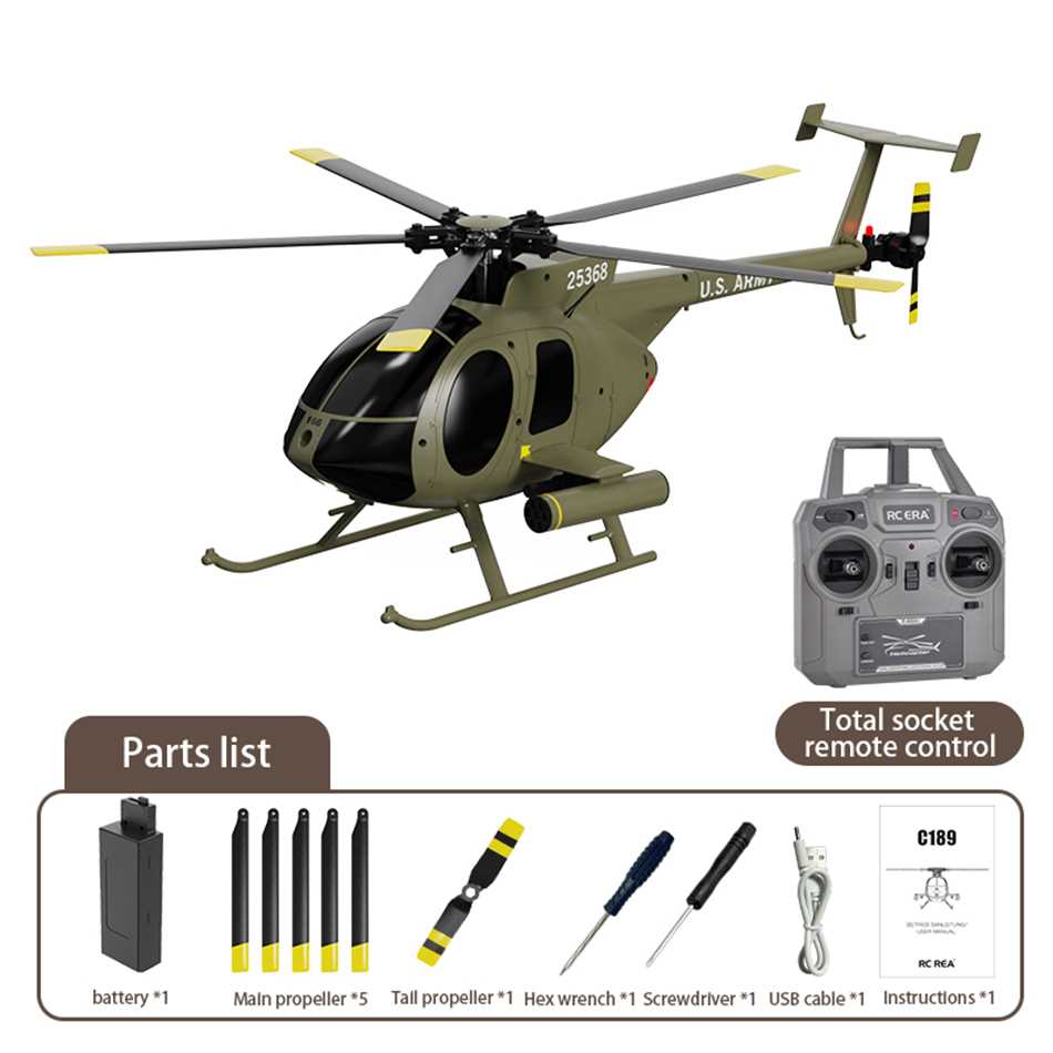 rc helicopter repair manual