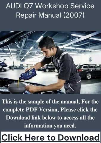 repair manual audi q7