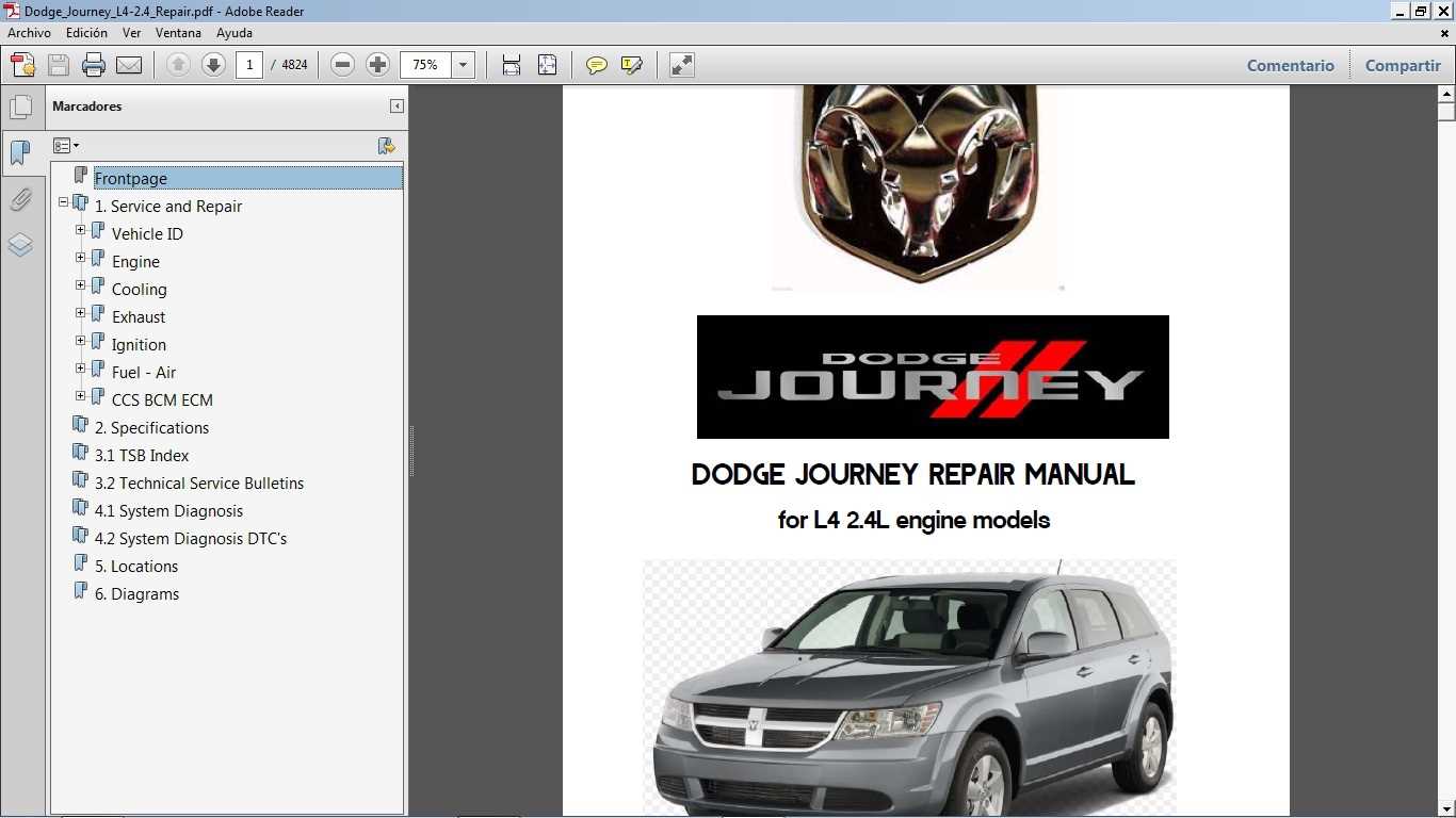 repair manual for 2009 dodge journey