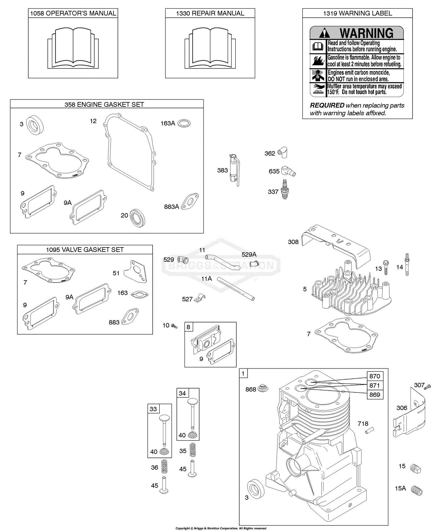 repair manual for briggs & stratton engine