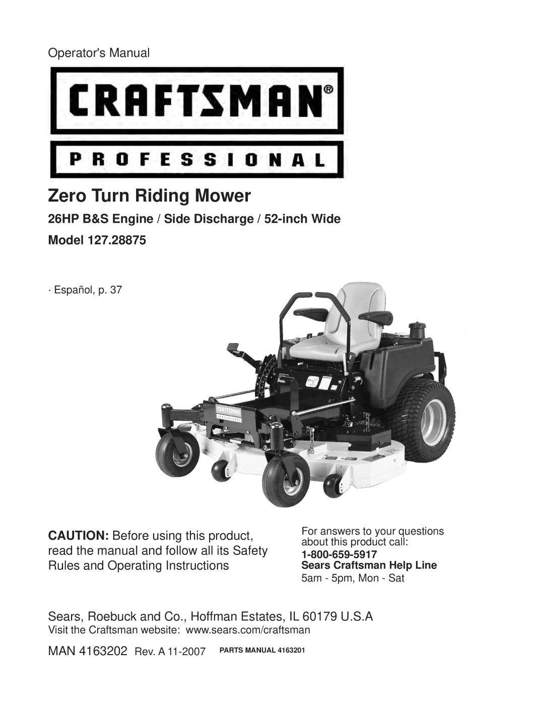 repair manual for craftsman riding lawn mower