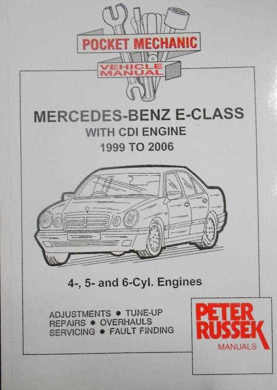 repair manual for mercedes benz e320