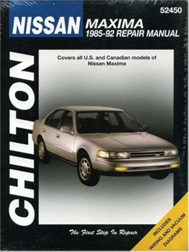 repair manual for nissan maxima