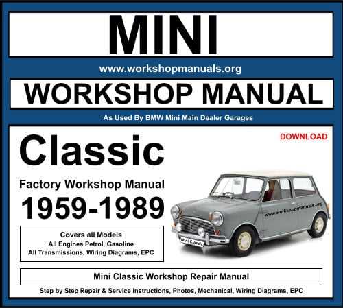 rover mini repair manual