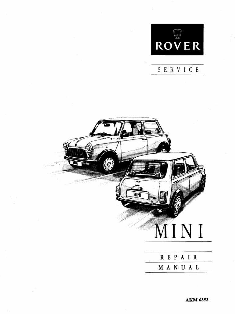 rover mini repair manual